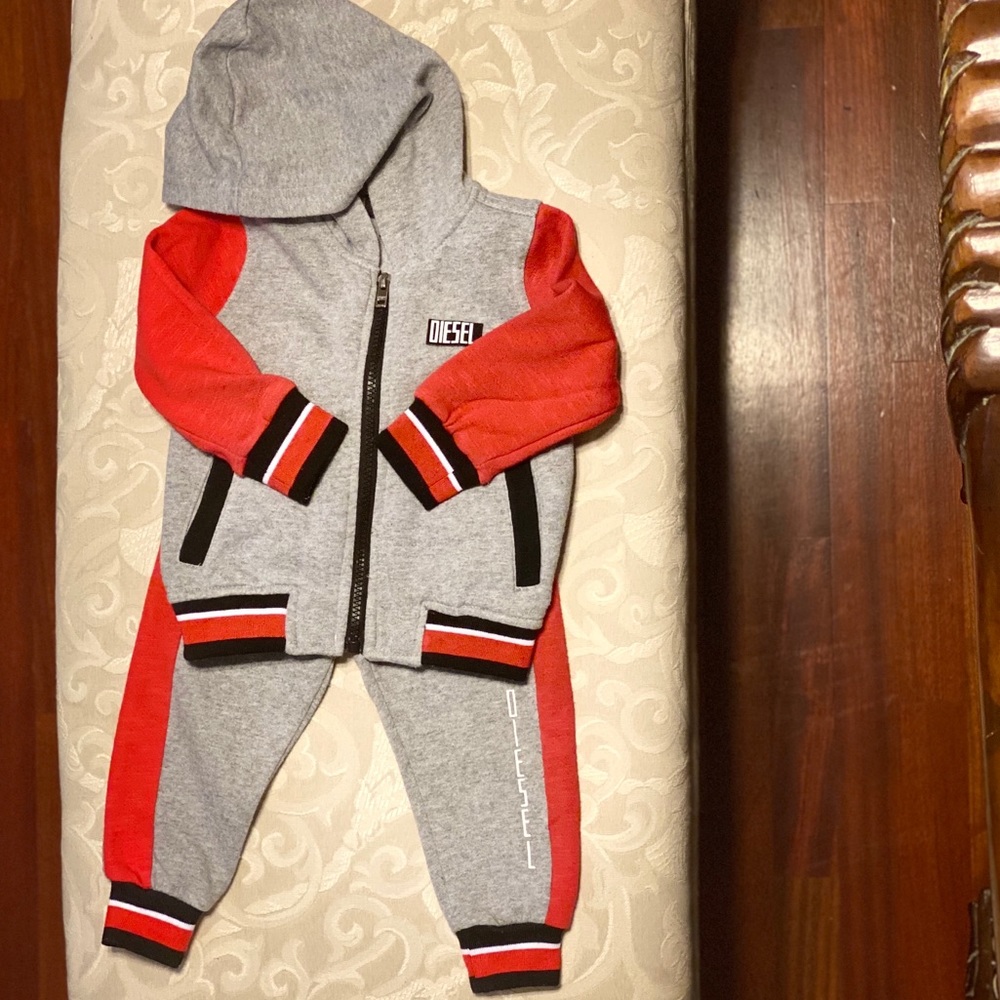 DIESEL HOODIE JOGGING SUIT Sz12mths